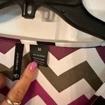 New Direction brown, burgundy & tan chevron ladies blouse. Medium. Short sleeves Photo 3