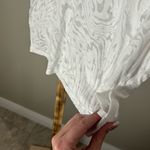 Lululemon White Textured Cropped Tee Size M Photo 6