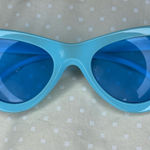 Light Blue Cat Eye Sunglasses Photo 0