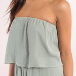 Tobi Olive Strapless Romper Photo 0