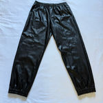 ZARA  Women’s Jogger Size S Black Eco Leather Urban Pants
Chic/Casual Photo 0