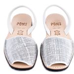 PONS Avarcas CLASSIC STYLE TEXTILE ABSTRACT BLUE Sandals Size 38 EU/US 6 Black Photo 0