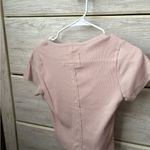 Pink Rose  Women's Blush Short Sleeve Top Photo 3
