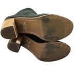 Toms  Black Perforated Leather/Suede Ankle
Bootie(Size 8.5W) Photo 7