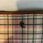 Elliot Lucca 3 way‎ demi clutch/crossbody/shoulder bag purse plaid Pink Photo 6