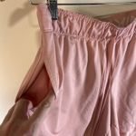 Nike  Dri Fit Women Pink Athletic Shorts Drawstring Logo Size M running yoga Photo 1