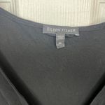 Eileen Fisher Silk Empire Waist Faux Wrap Dress Photo 4