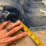 joe's jeans  Denim Shorts Size 25 Dark Wash Distressed Womens 3" Inseam Photo 4