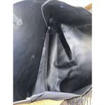 Victoria's Secret Victoria Secret Large Black Tote Bag Purse w/Fringes 14.5"x13" Photo 4