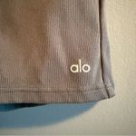 Alo Yoga All Yoga High Waist Ribbed Biker Shorts Photo 1