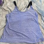 Reebok Heathered purple Tank Top with Black Straps Photo 1