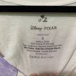 Disney  Up Balloon Print Short Sleeve Tee Shirt Womens Small White Colorful Print Photo 5