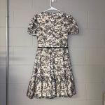 Gal Meets Glam NWT  Viola Raffia Embroidery Floral Pattern Dress Women’s Size 2 Photo 6