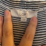 Loft Ann Taylor Black and White Striped Hooded Sweater Cardigan Jacket, Small Photo 3