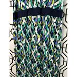 Merona  Ladies Long Maxi, Sleeveless, V Neck Multicolored Summer Dress Size 1 Photo 6