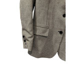 Paul & Joe Wool Houndstooth Size 36 Women's Blazer Suit Lined Business Black Photo 3