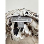 JM Collection  Animal Print Short Sleeve Top Petite Small Photo 4