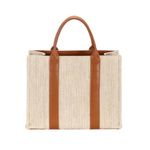 David Jones Square Woven Tote Handbag Photo 1