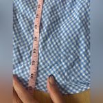 J.Crew  Gwyneth Midi Slip Dress in Blue Gingham 100% Linen Size 00 Photo 11