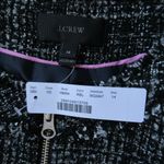 J.Crew NWT Tweed Swing Lady Coat in Raven Black Fringe Trim Coat 14 $198 Photo 4