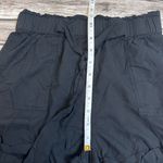 SO  Women's Black Casual Lightweight Shorts Tie Waist S SM Small Elastic Pull On Photo 9