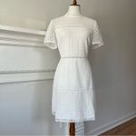 Ted Baker  London 12 White Dress Allara Cocktail Mini Semi Formal Large Lace Boho Photo 6