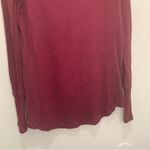 Mudd Burgundy Lightweight Oversized Sweater Size XS Photo 3