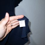 Allie Rose NWT Navy Blue Ribbed T-Shirt Size Large Photo 5