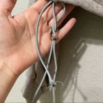 3.1 Phillip Lim Phillip Lim Sweatshirt Grey Crew Neck Toggle Waist Womens XS Ruched Sleeve Artsy Photo 4