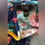 maxi dress royal blue and floral pattern size Large Photo 12