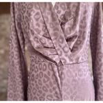 Lulus ‎ Dusty Lavender Leopard Print Bell Sleeve Jumpsuit NWT  M (6) Photo 1