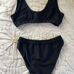 Black High Waisted Bikini Size M Photo 3