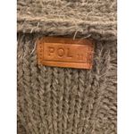 POL  Oversized Long Cardigan Sweater Duster Green Size Medium Lagenlook Boho Chic Photo 2