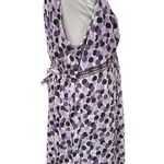 Motherhood Maternity  Polka Dot Midi Dress Purple Black White Size XLarge Photo 1
