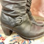 Dansko  black heeled leather long dress boots sz 37 Photo 1
