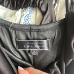 Blue Blush Black Cutout Tie Mini Dress Photo 4