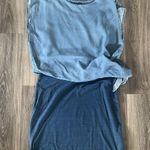 Anthropologie Amado  Women’s Two tone Chambray Mini Dress Casual Size Small Photo 2