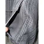 Ruti Gray Plaid Pullover Hoodie Drawstring Hem‎ Long Sleeve S/M Size 4 Photo 4