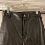 Amazon - High Waisted Straight Leg Faux Leather Pants, Black, Size S, NWT Photo 6