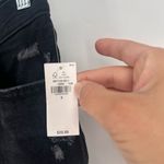 Old Navy NWT Women's Distressed Cut-Off Cotton Denim Shorts Black Size 6 Photo 2