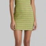 Wild Fable  Women’s  Medium Sleeveless Zip Front Polo Dress Green Stripe Photo 0