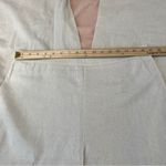 Faeriesty‎ Wide Leg High Rise Beige Linen Blend Side Zip Pants Size 2X Tan Photo 11