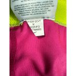Nike  Pro Capri Leggings Athletic Training Fitness Pink Yellow Size M‎ Photo 4