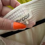 Rip Curl Waffle Knit Short Sleeve Tunic Top White Size Small Photo 3