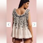 Anthropologie NWT By Linen Pjntuck Swing Tank Sz S Photo 3