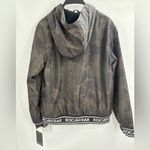 Rocawear  Womens Camo Hooded Zip Up Jacket Logo Trim size medium NWT Photo 9