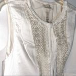 Chico's Chico’s White Lace Vest Size Medium Photo 1