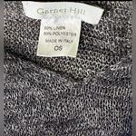 Garnet Hill  Linen Blend Poncho Shawl ‎ Italy Marled lagenlook Tunic  Gray Photo 5