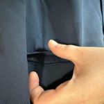 Tamostu New York Coat Women 12 Navy Blue Academia Long Length Clasp Close Photo 4