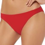 Everything But Water EBW  Scoop Front‎ Racerback Red Bikini Hipster 2-Piece S/M Photo 2